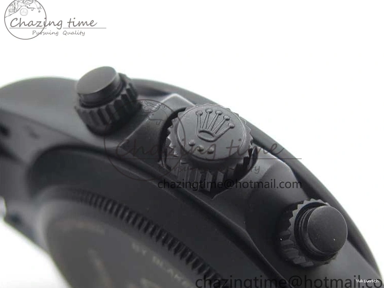 Crystal Bracelet on A7750 Black Edition Rainbow PVD Blaken Best Bezel Dial VR PVD Daytona V2 1226